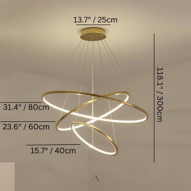 Simoom Round Chandelier