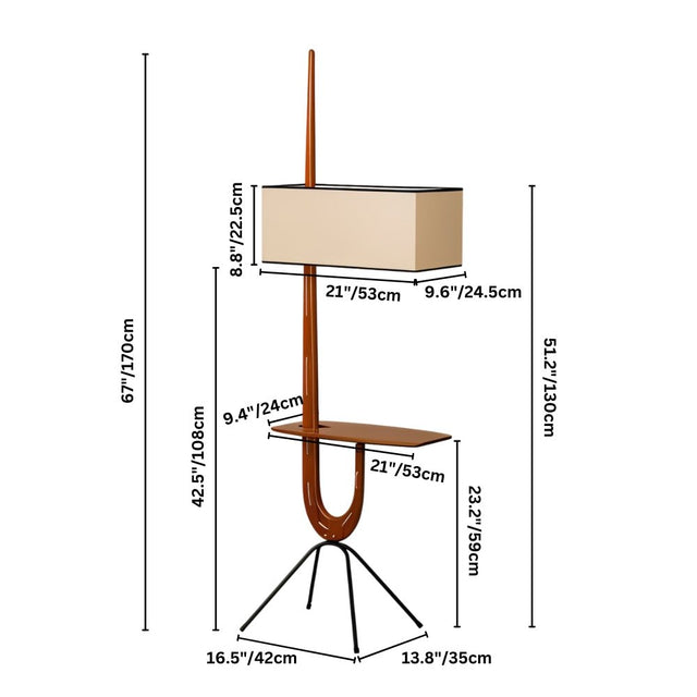 Zinnowitz Floor Lamp