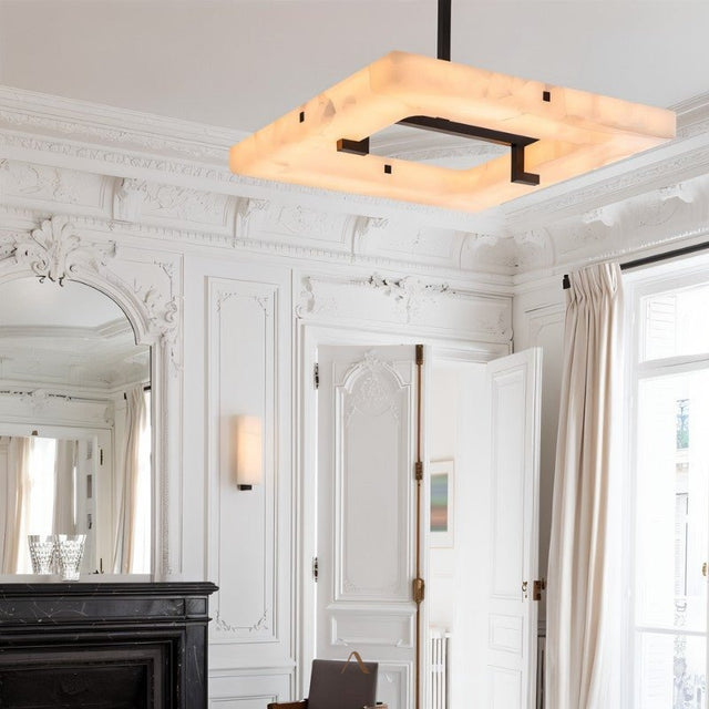 Suede Chandelier