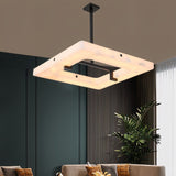 Suede Chandelier