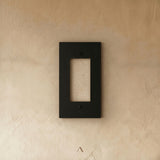 The Brantome Brass Plate (Night Black)