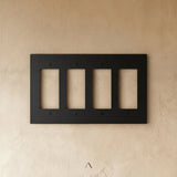 The Brantome Brass Plate (Night Black)