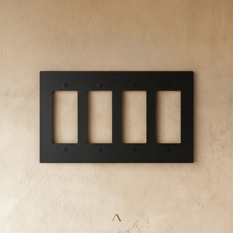 The Brantome Brass Plate (Night Black)
