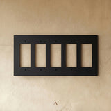 The Brantome Brass Plate (Night Black)