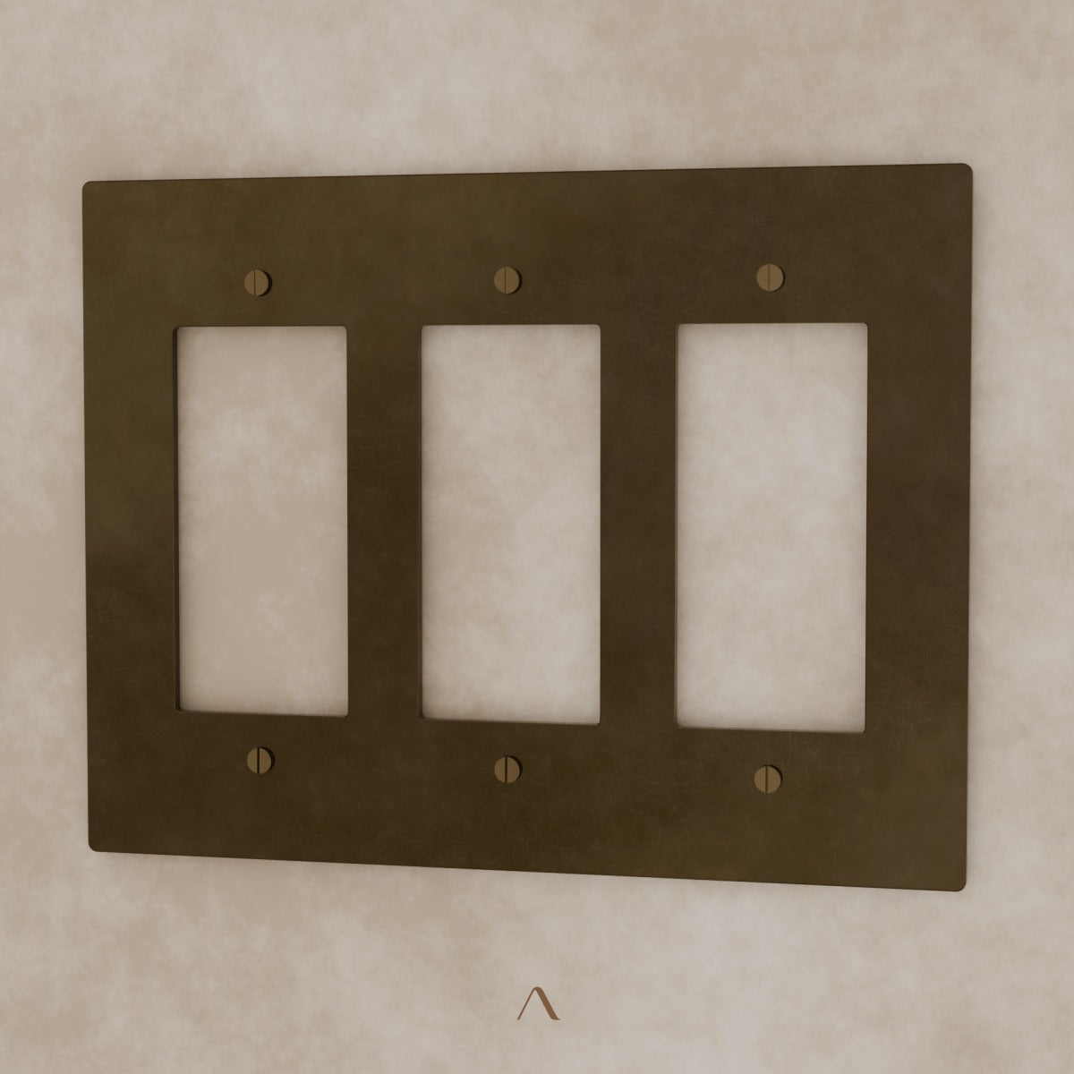 The Brantome Brass Plate (Vintage Brass) (Custom Module)