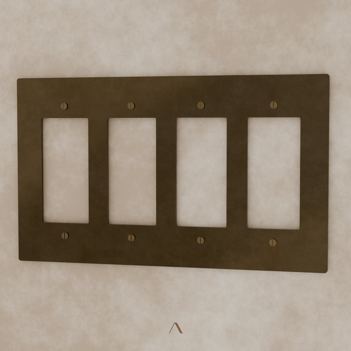 The Brantome Brass Plate (Vintage Brass) (Custom Module)
