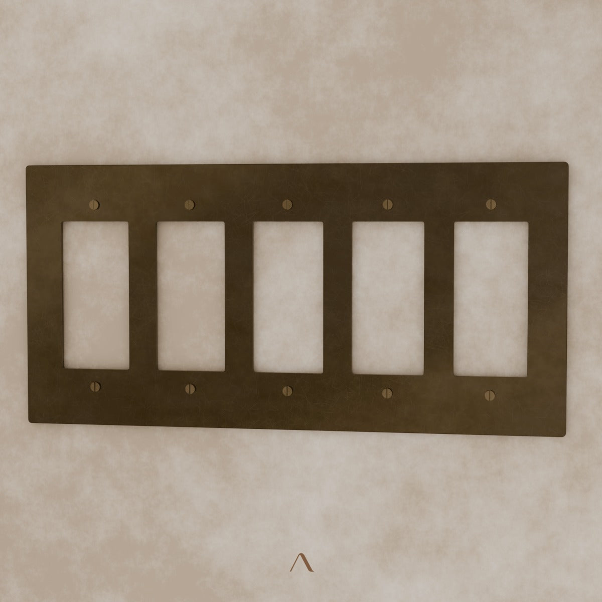 The Brantome Brass Plate (Vintage Brass) (Custom Module)