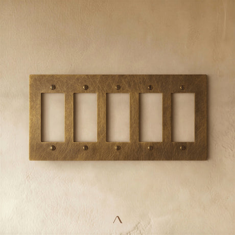 The Brantome Brass Plate (Vintage Brass With Patina)