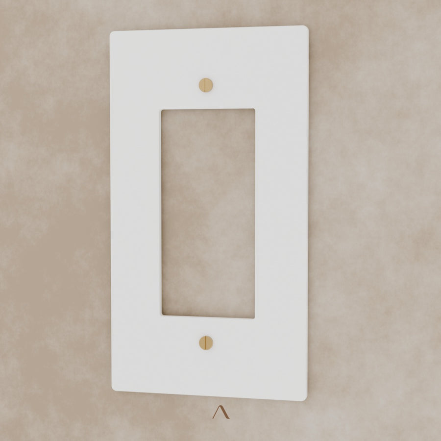 The Brantome Brass Plate (White with Brass) (Custom Module)