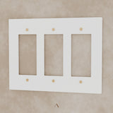 The Brantome Brass Plate (White with Brass) (Custom Module)