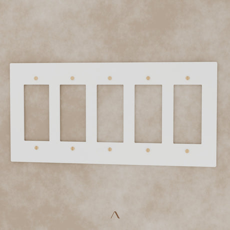 The Brantome Brass Plate (White with Brass) (Custom Module)