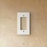 The Brantome Brass Plate (White with Brass)