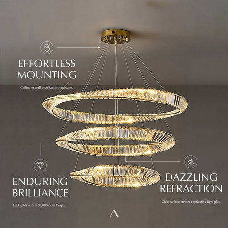 Tropes 3-Tier Chandelier