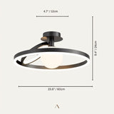 Zwaagwesteinde Ceiling Light
