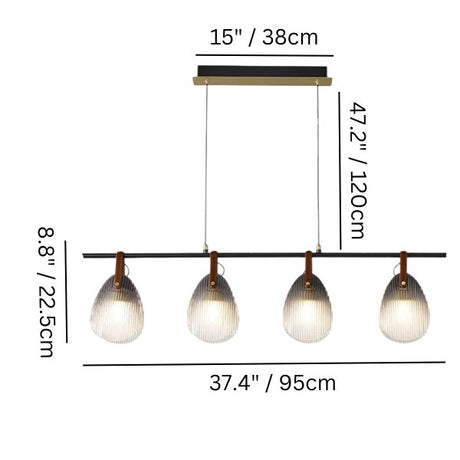 Nadira Linear Chandelier
