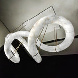 Gabriel Alabaster Chandelier Light