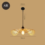 Bambus Chandelier Rattan Lamp