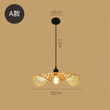 Bambus Chandelier Rattan Lamp