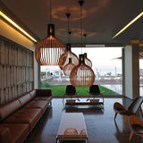 Avian Rattan Pendant Light