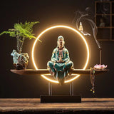 Sela Monk Incense Burner Table Lamp