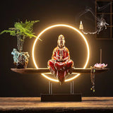 Sela Monk Incense Burner Table Lamp