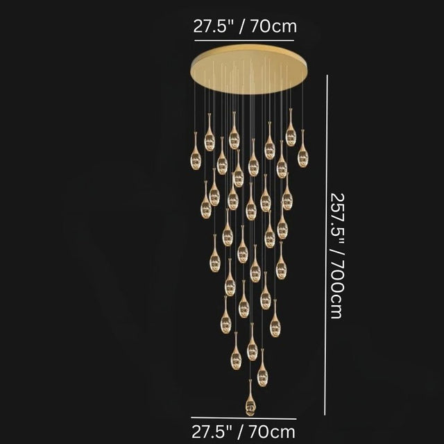 Luminique Cascade Chandelier
