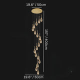 Luminique Cascade Chandelier