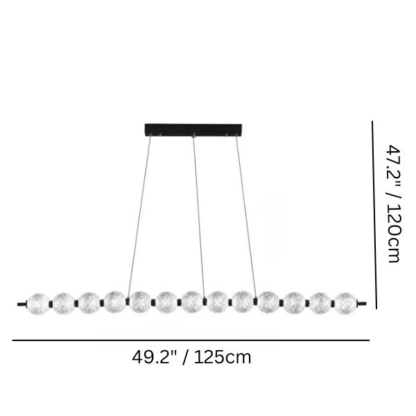 Opulenza Linear Chandelier