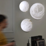 Helios Alabaster Wall Sconce