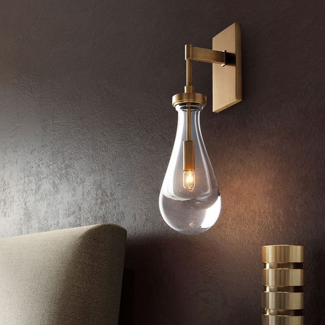 Lacrima Glass Tears Wall Sconce