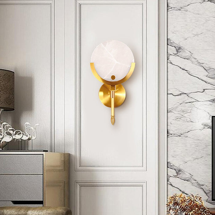 Luxe Alabaster Wall Lamp