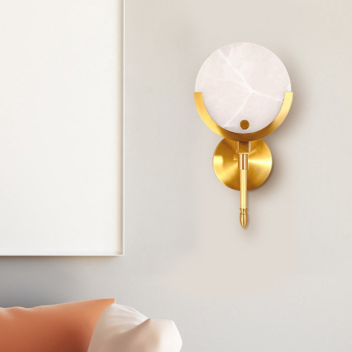Luxe Alabaster Wall Lamp