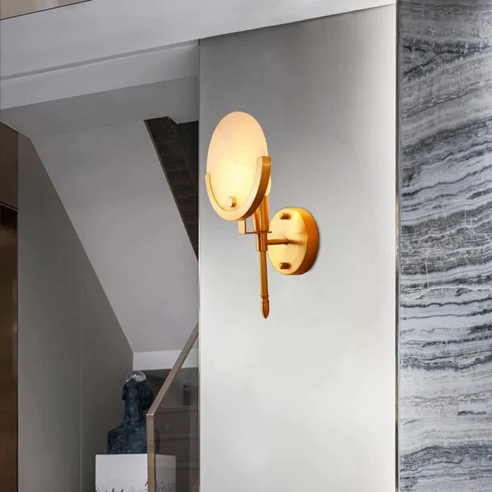 Luxe Alabaster Wall Lamp