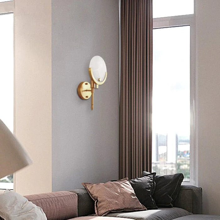 Luxe Alabaster Wall Lamp