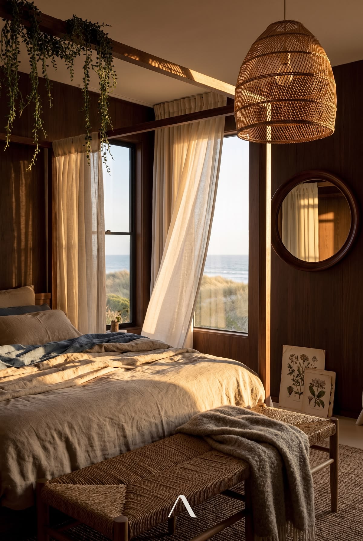 Coastal Bedroom Ideas — Late-Afternoon Linen & Sea Air
