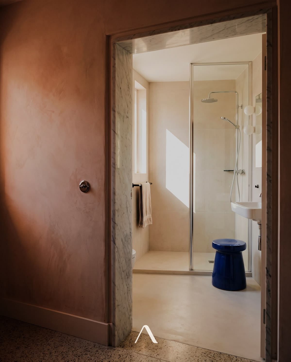 Terracotta bathroom