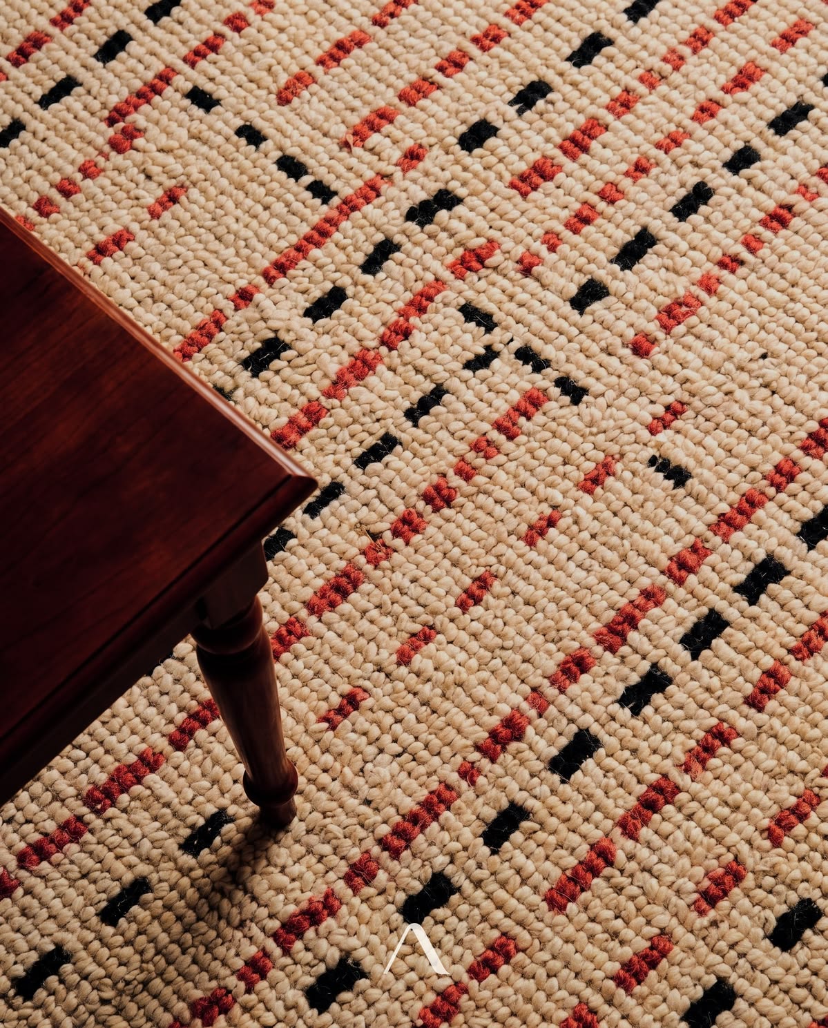 Woven rug detail