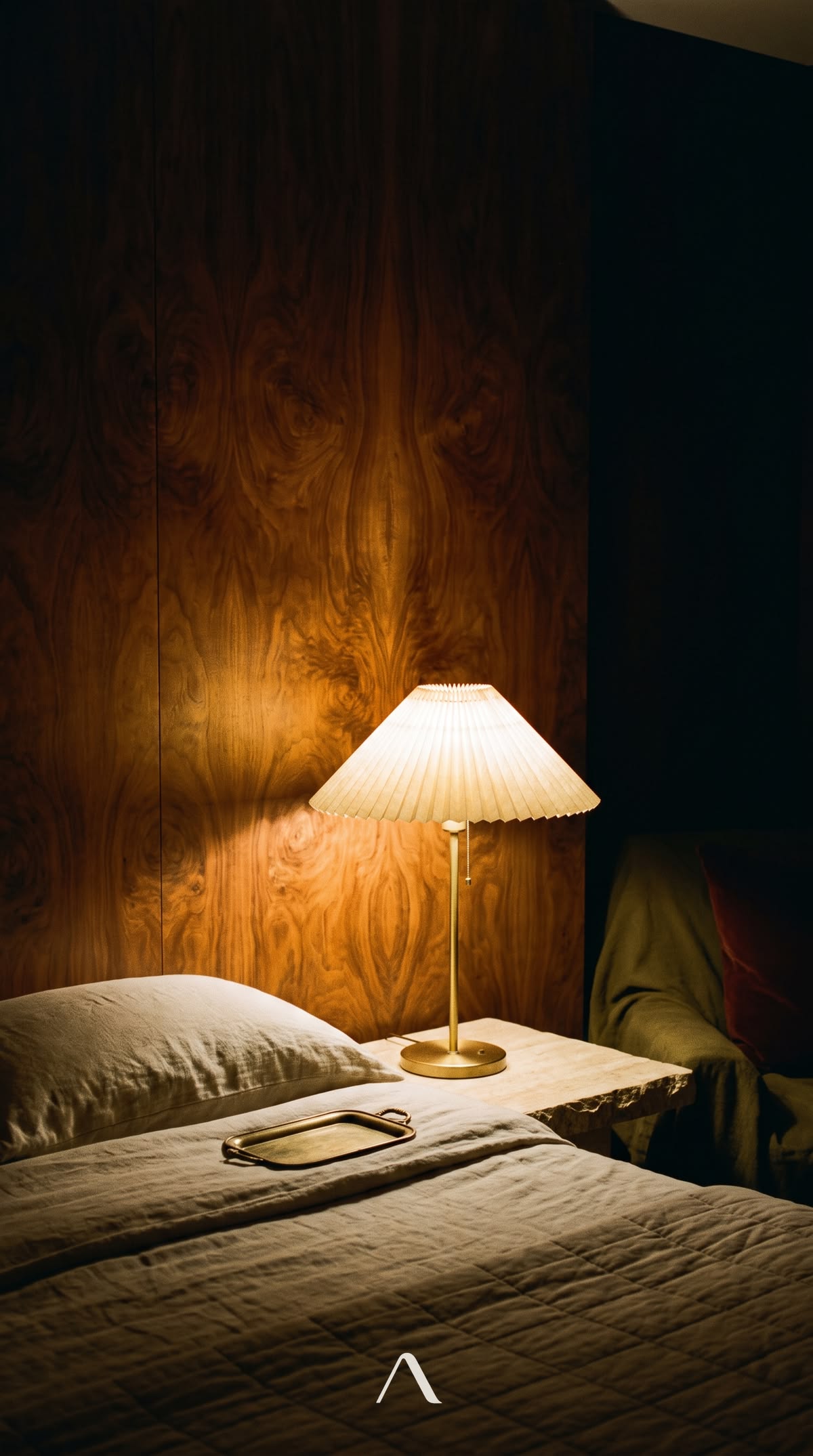 Moody bedroom